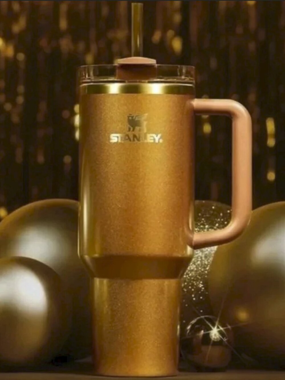 LIMITED EDITION - Copper Tinsel - THE QUENCHER H2.0 FLOWSTATE TUMBLER 40 OZ